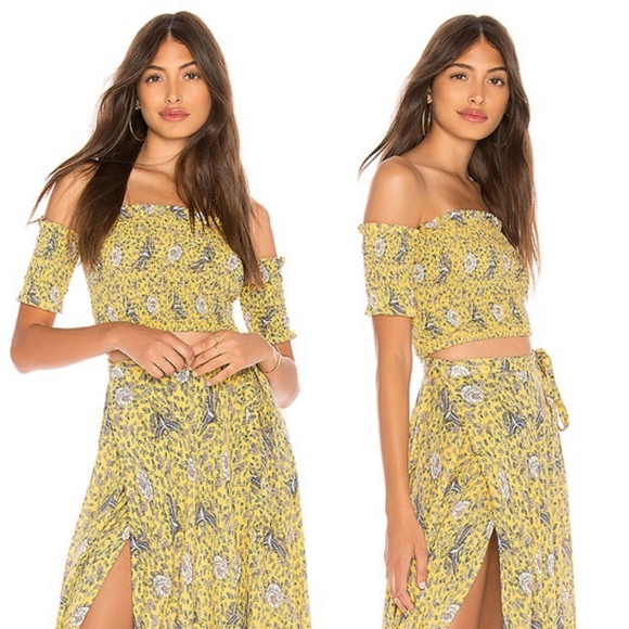 New Auguste Valentina Goddess Crop Top Floral 10 M - Picture 3 of 16